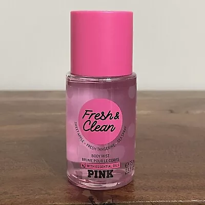 Victoria's Secret Pink Fresh And Clean Body Mist Sweet Apple Tangerine 2.5 Fl Oz • $11.99