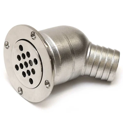 $84.35 • Buy Marine Hardware Boat Cockpit Drain Scupper | Ball 1 5/8 Inch Barbed SS