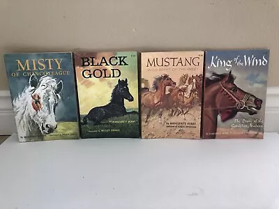 Misty Of Chincoteague Black Gold King Of The Wind Mustang Book Collection • $18.60