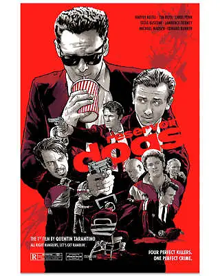 Reservoir Dogs By Joshua Budich SIGNED Ltd Edition X/200 Print Poster Mondo MINT • $115