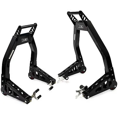 Front & Rear Strong Aluminum Lift Stand For Yamaha Honda Kawasaki Sport Bikes • $145.99