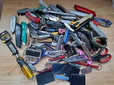 TSA LOT Of Knives Multi Tools & More! 15+ LBS Variety Mix! FREE SHIPPING! • $84.99