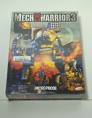 Mech Warrior 3 (PC 1999) Big Box Sealed  French Version • $76.82