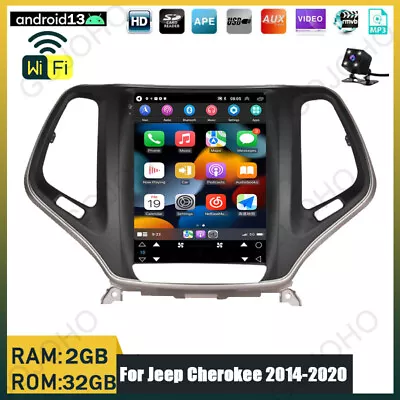 9.7  Android 13 For Jeep Cherokee 2014-20 Apple Carplay Car Stereo Radio GPS DSP • $174.99