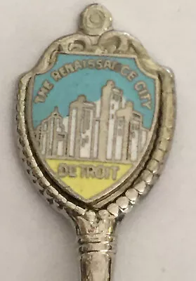 Vintage Souvenir Spoon US Collectible The Renaissance City Detroit Michigan • $3.95