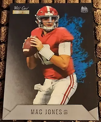 2021 Wild Card Matte Mac Jones Rookie Heat Blue Flame MRHR-3 • $2.50