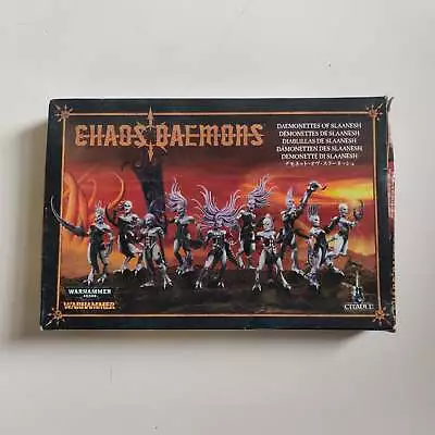 Warhammer Fantasy Chaos Daemons Daemonettes Of Slaanesh Old Box BD108-0318 • £31.99