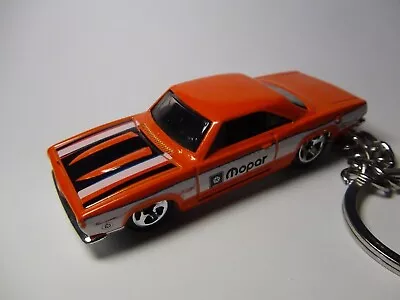 HOT 3D 68' PLYMOUTH BARRACUDA CUSTOM KEYCHAIN Keyring Key MOPAR HEMI Hot Wheels • $15.95