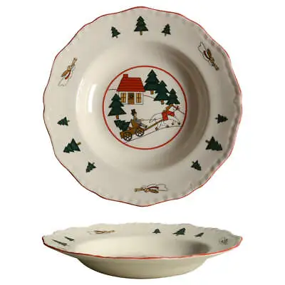 Mason's Christmas Village Rimmed Soup Bowl 8688027 • $7.99