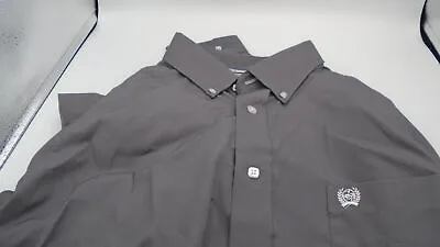 Cinch Men's Classic Fit Long Sleeve Button One Open Pocket Solid Basic Shirt Gr • $31.46