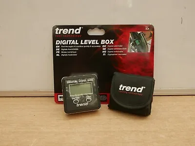 £19.19 • Buy Trend Magnetic Digital Level Box Angle Finder + Case For Mitre/table Saws Dlb 