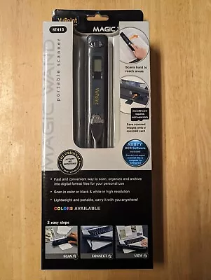 VuPoint ST415 Handheld Scanner Magic Wand Portable OCR 600 DPI New Sealed • $19.99