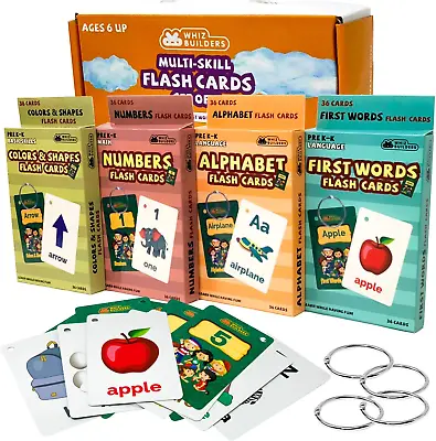 Flash Cards For Kids Alphabet Toddlers Early Learning Educational First Word ABC • $40.99