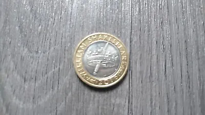 £2.50 • Buy RARE £2 Pound Coin William Shakespeare Hollow Crown Sword 2016 Hunt Collectable 