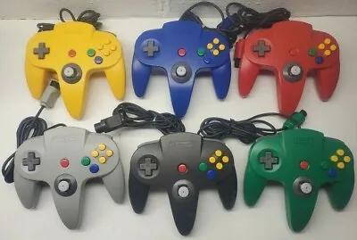 Official Nintendo 64 Controller OEM N64 Choose The Color Tight Sticks & CLEAN    • $30.99