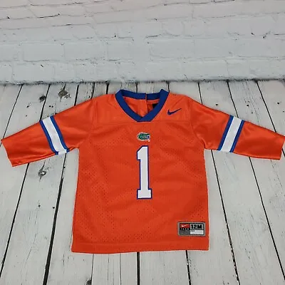 Florida Gators Nike Toddler Jersey Orange Size 12m Euc • $16.25