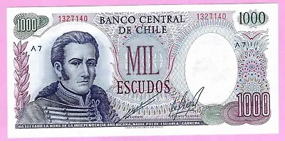 Chile 1000 Escudos 1962-1975 P146 Sign2 UNC (TK 14 939) • $9.99