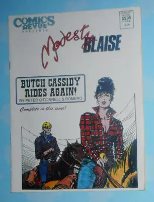 Comics Review  # 25  Modesty Blaise    Butch Cassidy Rides Again    O'donnell. • $6.30