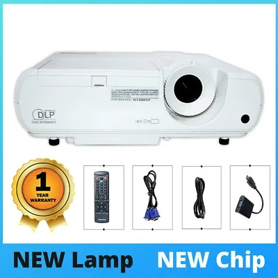 NEW LAMP - NEW CHIP Mitsubishi XD221U DLP Projector 2300 ANSI HD 1080i W/Bundle • $132.69