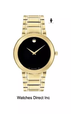 Brand New Movado Men’s Stiri 40mm Yellow Gold Stainless Steel Watch 0607279 • $799