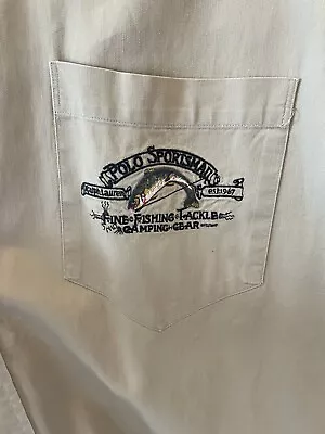 Vintage Polo Country Ralph Lauren Button Up Sportsman Shirt XL Trout Fishing • $39