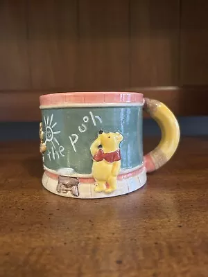 Disney Classic Winnie The Pooh Teacher Mug Gift Chalkboard Pencil By Charpente  • $10