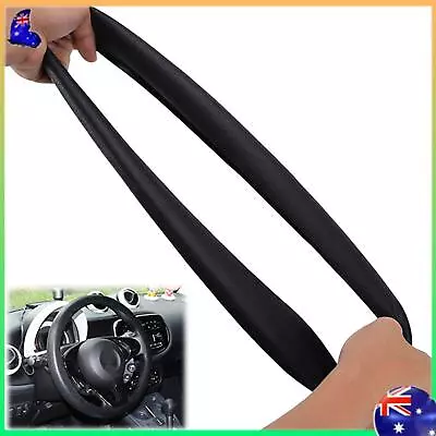 14 -16  Car Steering Wheel Cover Anti-slip Silicone Leather Texture Universal • $14.81