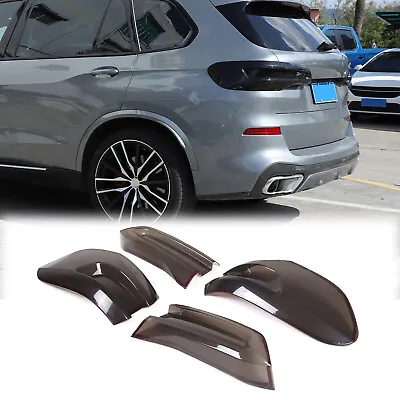 4pc Rear Tail Light LAMP Lens Cover Trim Smoke Black Decals For BMW X5 2019-2023 • $89.99