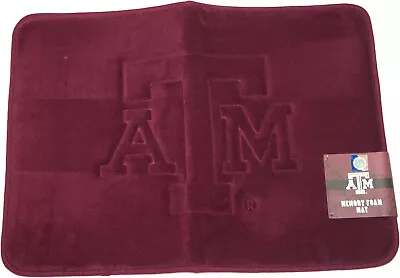 Texas A&M Aggies Memory Foam Mat Bath Rug 17x24  NEW • $25.99