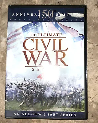 $12.99 • Buy Sealed! The Ultimate Civil War Series DVD 150th Anniversary Edition 7-Part New!