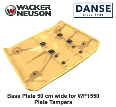 Wacker OEM WP1550 Baseplate 5000115587 50CM Wide For Walk-behind Compactors  • $725