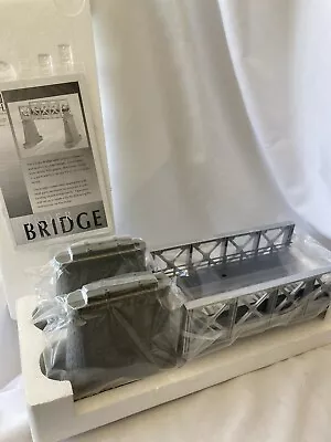 MTH Realtrax 40-1014 Silver Girder Bridge O-Gauge NOS • $38