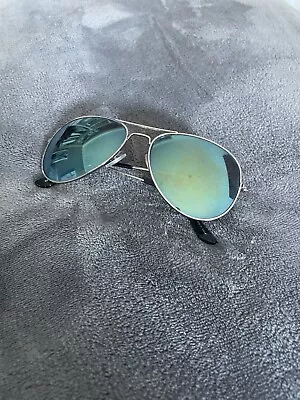 Womens Reflective Aviator Sunglasses • $15