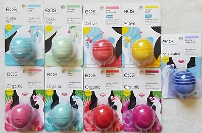 EOS Evolution Of Smooth ASSORTED LIP BALMS***yOu ChOOse***BRAND NEW~~~SEALED • $5.99