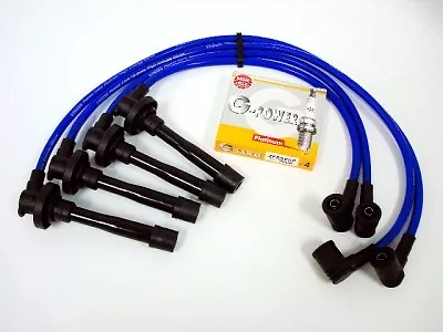 Honda Del Sol B16 Spark Wires Ngk Platinum Plugs Blue • $46.88