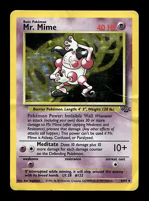 Mr. Mime #6 Pokemon Jungle • $4.79