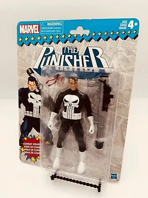 Marvel Legends Retro Series 6  Punisher Action Figure Hasbro 2017 NEW SEALED • $49.99