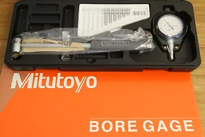 New Genuine Mitutoyo Complete Dial Bore Hole Gage Gauge Set 35-60mm / 0.01mm • $299.95