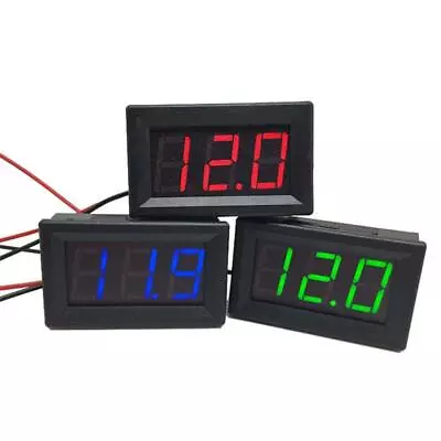 1x Mini DC2.5-30V LED Panel Volt Voltage Meter 3-Digital Display Voltmeter Best • $1.58