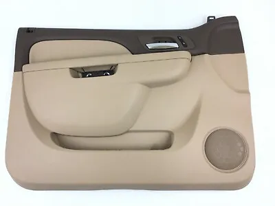 Chevrolet Avalanche GMC SUV Tan Front Driver Door Interior Trim Panel 8412729 • $638.50