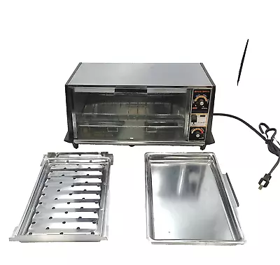 General Electric Vintage Toast'N Broil Cordrd 120V 1500W Toast-R-Oven - Silver • $94.34