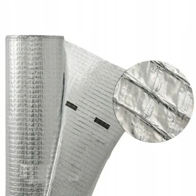 Vapour Barrier Thermal Insulation Aluminium Foil Membrane VCL- 1.5x 50m -75 SQ/M • £67.99