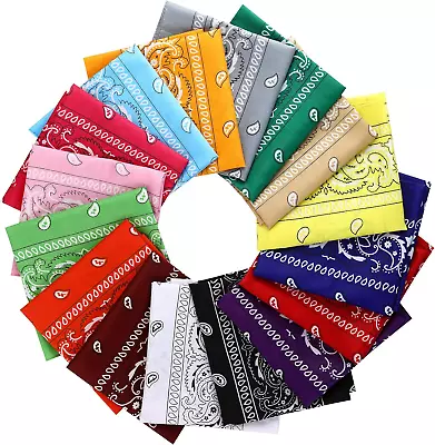 16Pcs Bandanas Multi-Purpose Party Outdoor Favor Scarf Headband Handkerchiefs Fo • $18.97