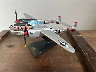 P-38 Lightning Heavy Fighter P38 Airplane Desk Wood Model 1/48 • $129