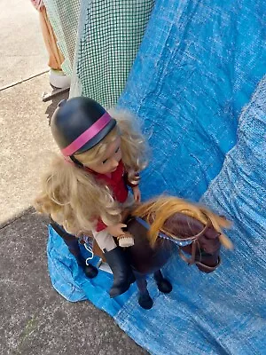 BATTAT Our Generation Large Horse Large Riding Girl Doll 43cm • $80