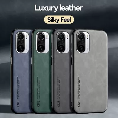 $13.98 • Buy Shockproof Leather Back Case For Xiaomi Poco F3 F4 X4 M4 Redmi Note 12 11T 10