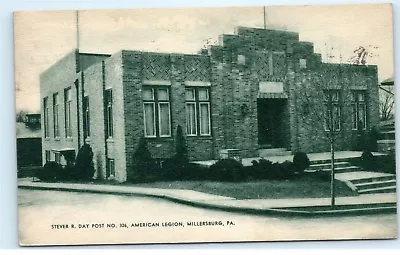 *Stever R. Day Post No 326 American Legion Millersburg Pennsylvania Postcard B53 • $6.99