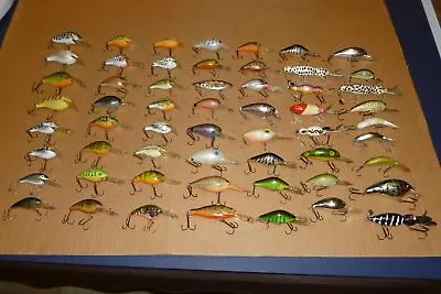 Lot Of Rebel Cordell Heddon Bomber Mann Unknown Fisherman Altered Lures/ Baits • $60.37