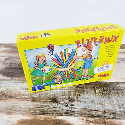 Zitternix Wooden Strategy Game - 100% Complete - Pull Sticks Don't Topple - HABA • $24.95