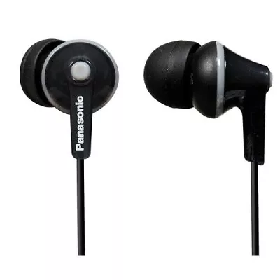 Panasonic RP-HJE125E-K Ergo Fit  Earphones Headphones For IPhone IPod MP3 Black • £9.98